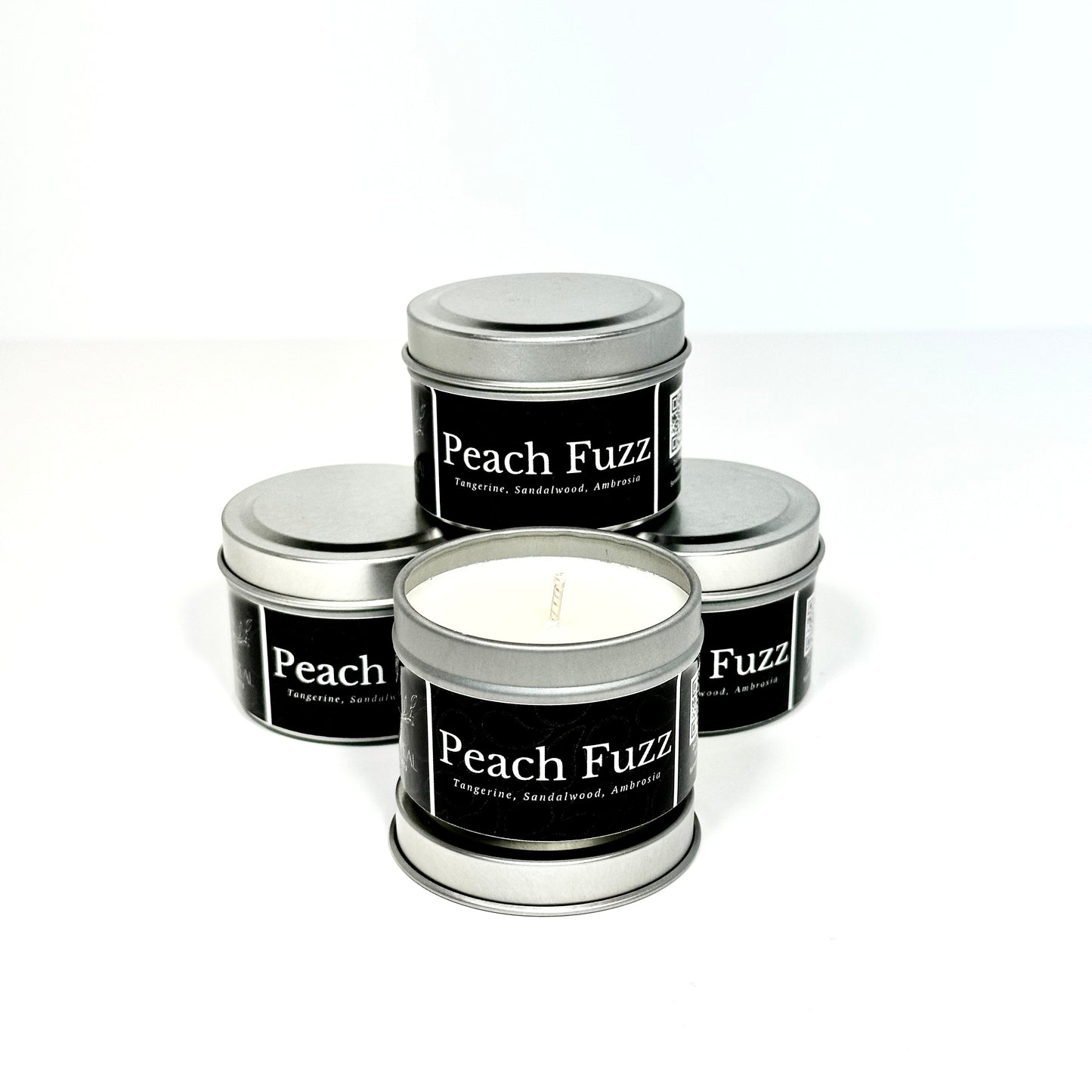 Peach Fuzz Tea Light Candle