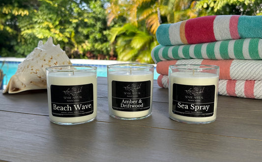 Beach Escape Essential Candle Gift Set