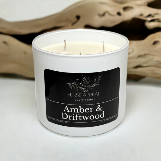 Amber and Driftwood Indulgence Candle